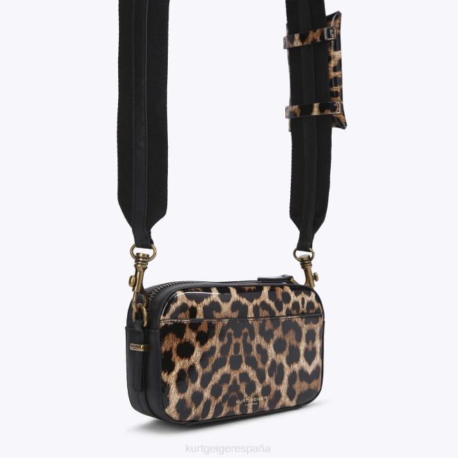 Kurt Geiger mujer bolso para cámara london Shoreditch pequeño 2LPR142 | bolsas marrón medio